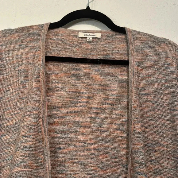 Madewell Womens Multicolor Oversized Open Front Cardigan Medium - Picture 5 of 10